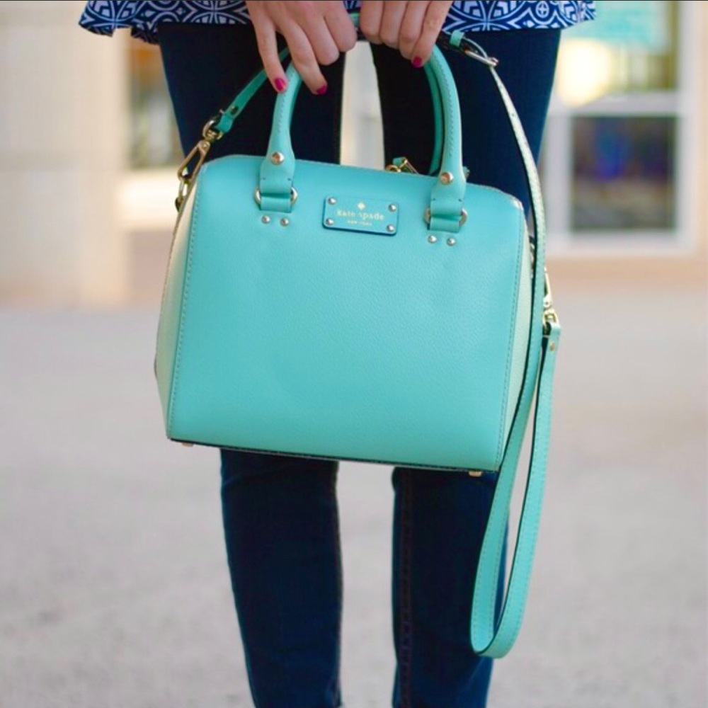 🔥SOLD🔥🦋KateSpade Alessa Wellesley turquoise bag